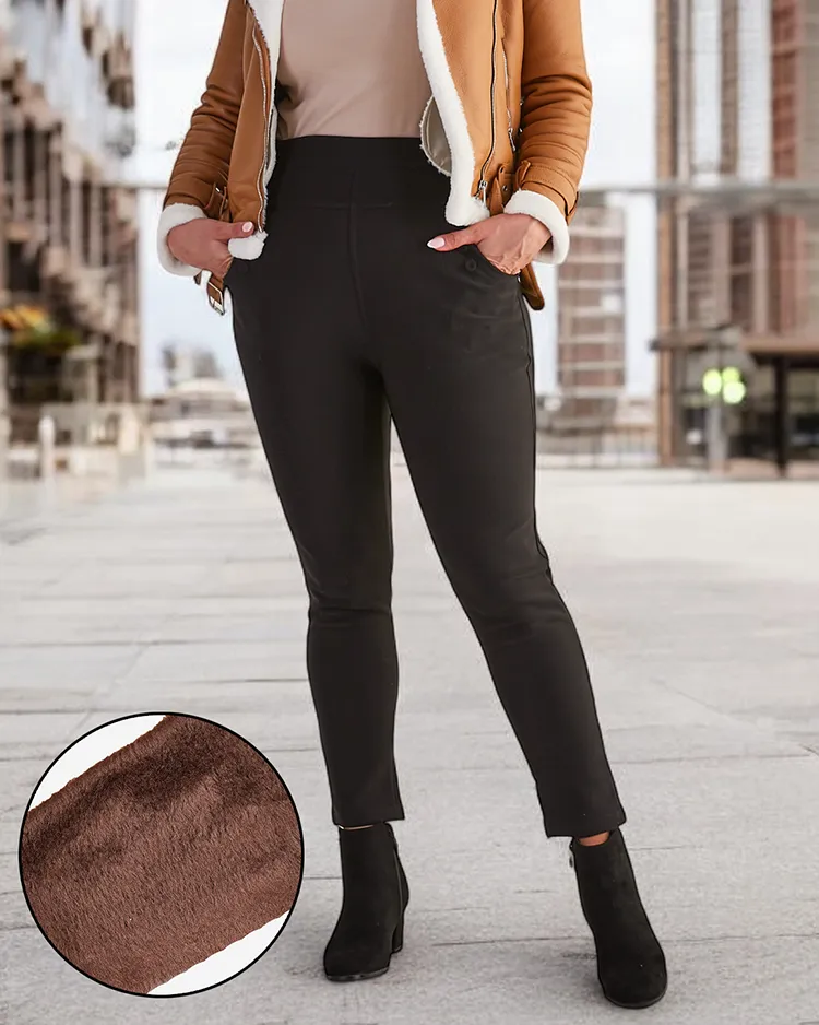 Royalfashion Ženske izolirane hlače tregings PLUS SIZE