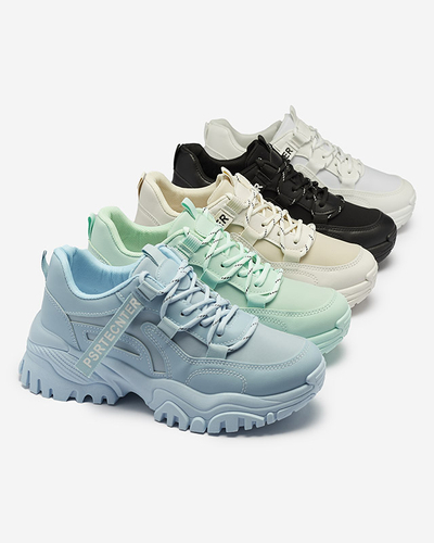 Royalfashion Niebieskie damskie buty sportowe typu sneakersy Evilpo