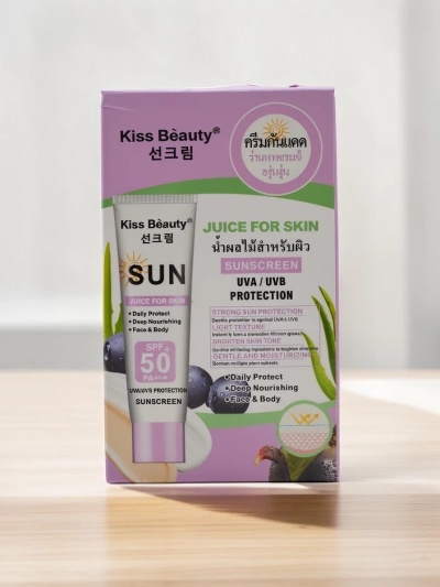 Kiss Beauty Kremo za sončenje 50 SPF v vrečicah 30mlx10kos