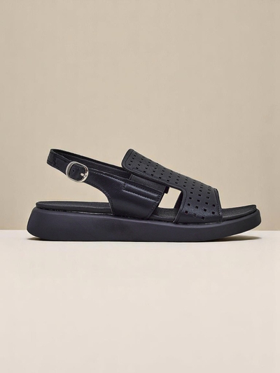 Royalfashion Sandalias de mujer con suela gruesa BreezyStep