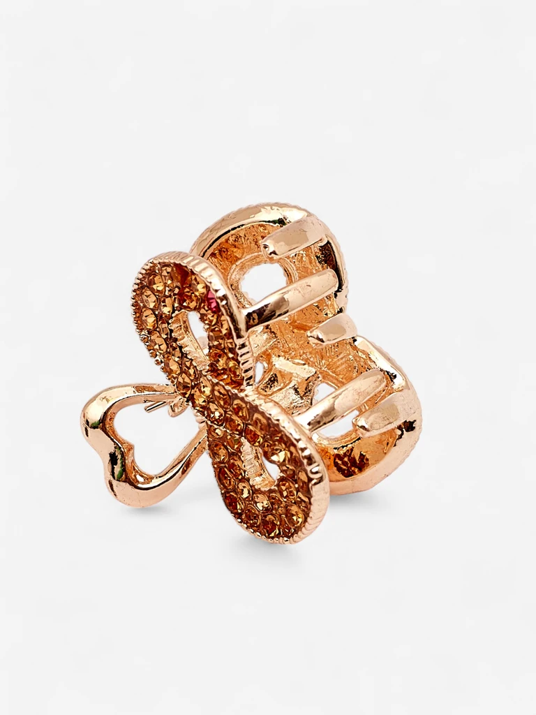 Royalfashion Lasnica za lase s cirkoni TwinkleGrip