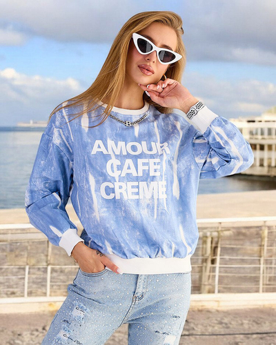 Royalfashion Ženska bombažna majica s tankim potiskom