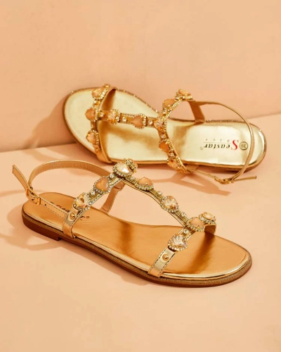 Royalfashion Ženski sandali Selina s cirkoni