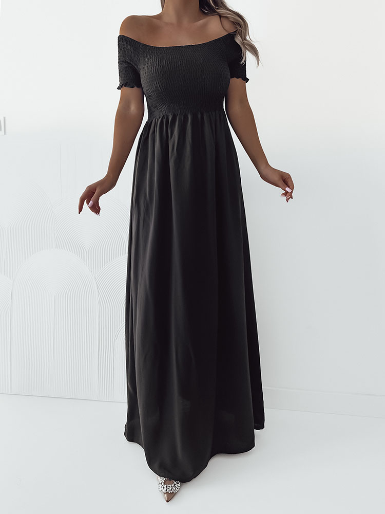 Royalfashion Ženska midi obleka a'la hiszpanka