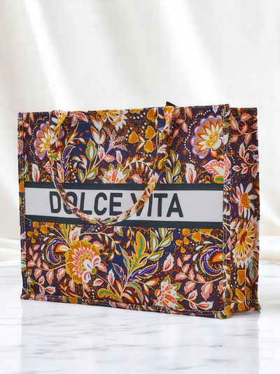Royalfashion Platnena torba Dolce Vita Mood