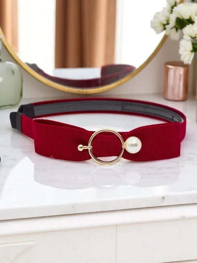 Royalfashion naglavni trak z mašno in okrasno broško Mašna čar