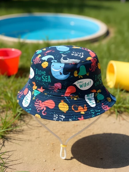 Royalfashion Otroški klobuk Bucket Barvni Bucket