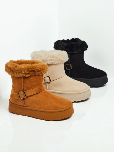 Royalfashion Kratki ženski škornji a'la snežni škornji Myrelle