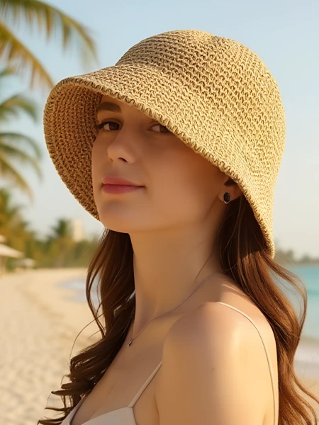 Royalfashion Ženski poletni klobuk Sandy Bloom