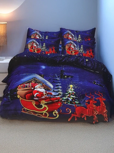 Royalfashion božični posteljnina komplet 160x200 popoln 3-delni