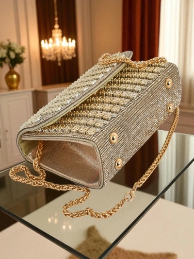 Royalfashion Ženska ročna torbica s cirkoni Elira Dusk