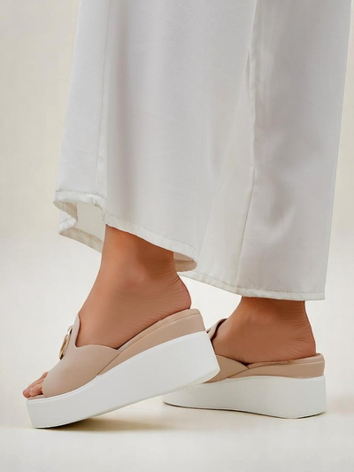Royalfashion ženske sandale na klinu Daffin