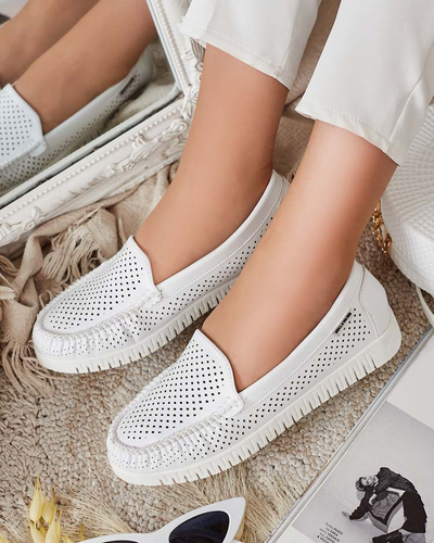 Royalfashion Ženski usnjeni mokasini Nafis