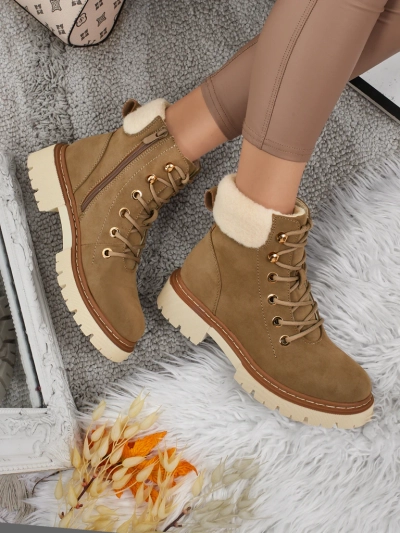 Ženski gležnarji s krznom Tessara