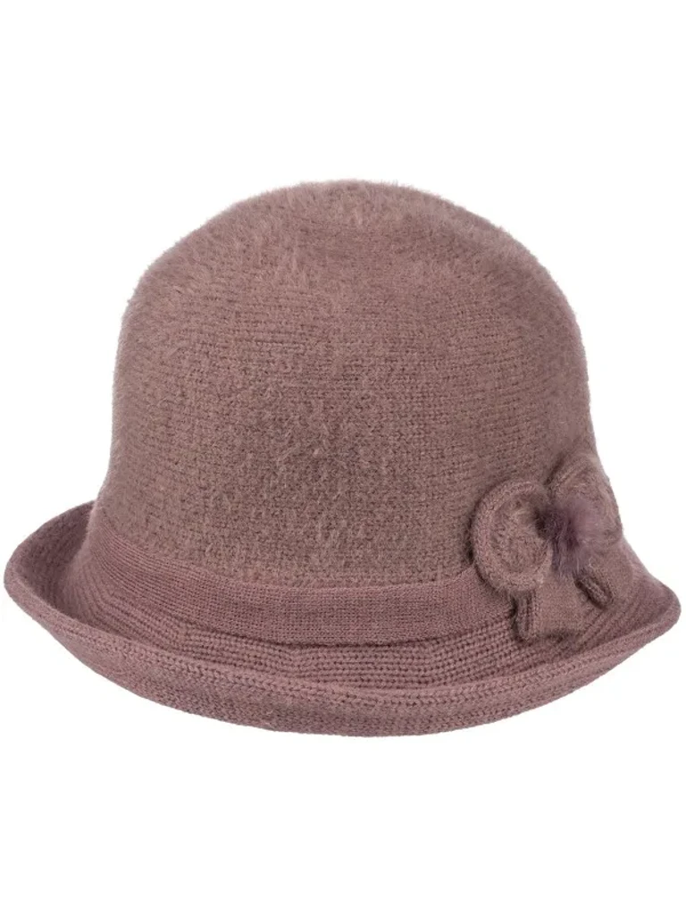 Ženski klobuk melonik z okrasjem Miss Grace