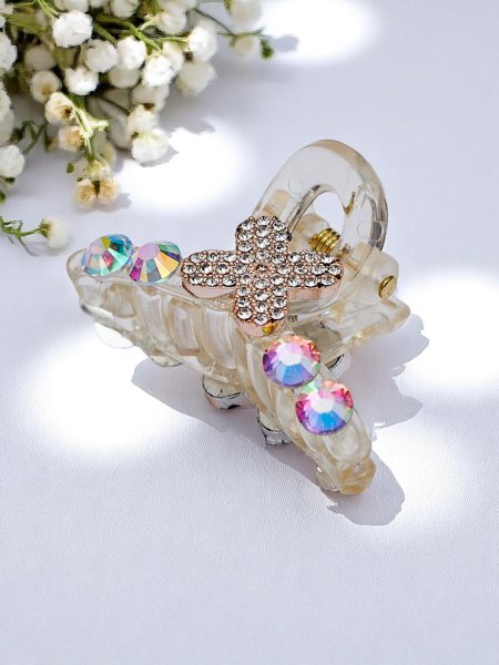 Royalfashion Lasnica za lase z bleščicami Crystal Charm