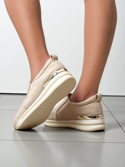 Royalfashion Ženski loafers iz ekološke suede Rabbite
