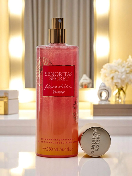 Senoritas Secret Body Mist Paradise Shimmer z bleščicami