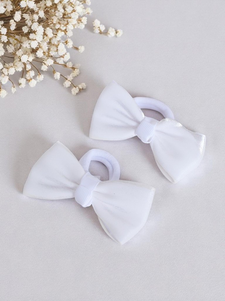 Royalfashion Komplet 2 elastik za lase z mašnjami