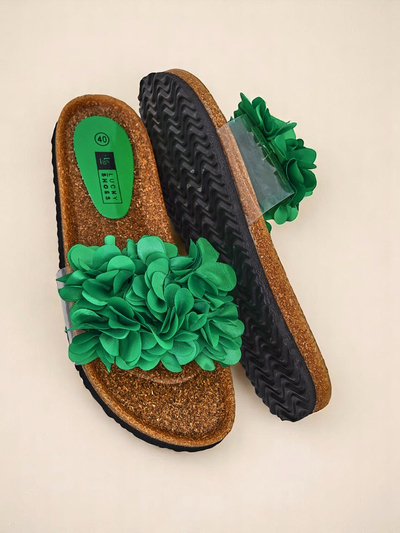 Royalfashion Ženski natikači s cvetlicami Flora Soft