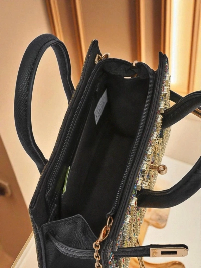 Royalfashion Ženska clutch torbica s cirkoni Seren Voux