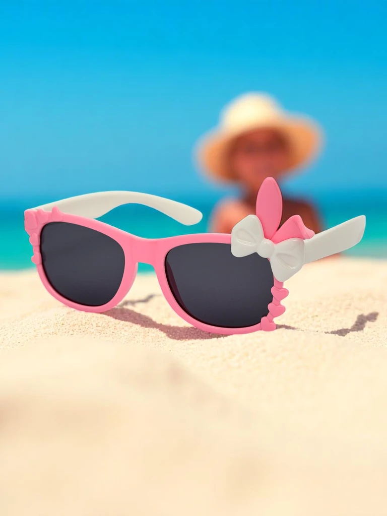 Royalfashion Otroška sončna očala z dekoracijami Bunny Shine