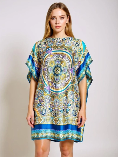 Pareo Afrodyta Royalfashion – pisano pareo do kolen, ki ga navdihuje Italija