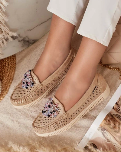 Royalfashion Women's beaded openwork mokasini Namis