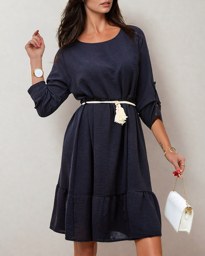 Royalfashion Ženska obleka do kolen