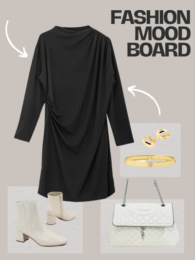 Royalfashion Ženska tkanina haljina