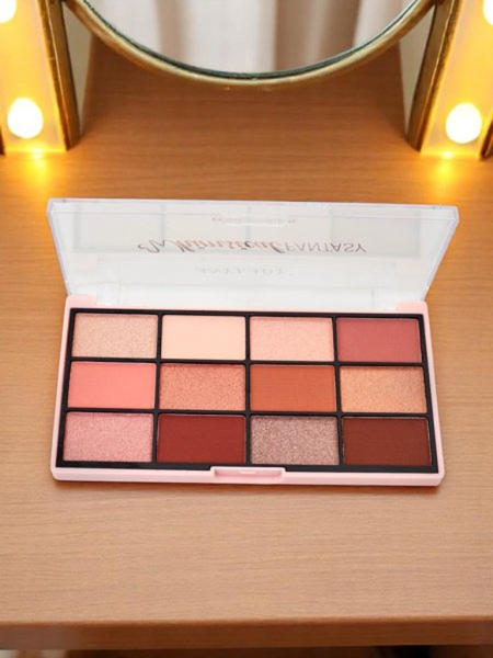 ANYLADY Paleta 12 senčil za oči z bleščečimi in mat zaključki Champagne Ruby Glamour