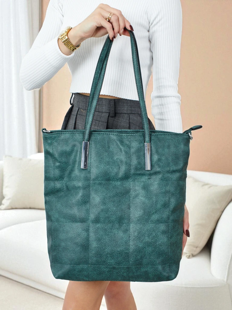 Ženska shopper torba iz eko usnja Tessira