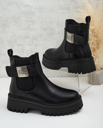 Royalfashion Ženski škornji iz eko usnja Dobi