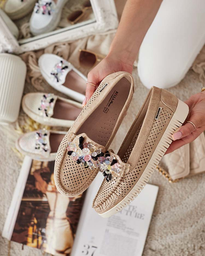 Royalfashion Women's beaded openwork mokasini Nasfali