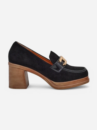 Royalfashion Ženske mokasine na blok peti Qeroy
