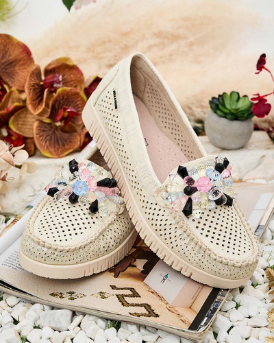 Royalfashion Women's beaded openwork mokasini Nasfali