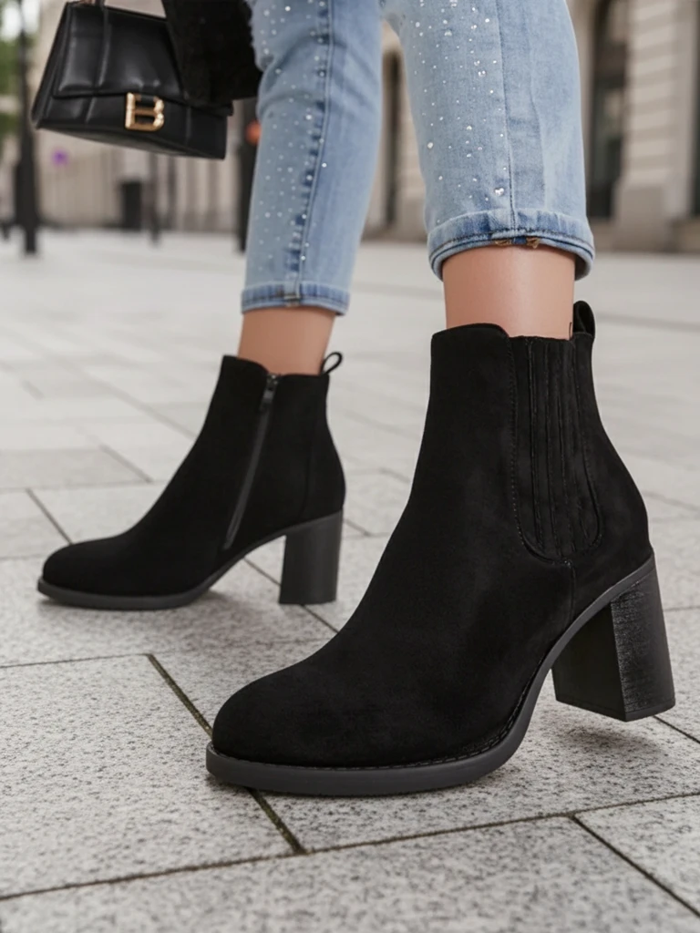 Aurelia Klasični Ženski Gležnarji s Peto