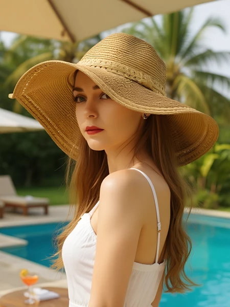 Royalfashion Ženska slamnik Falina