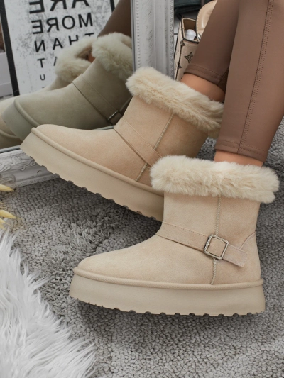 Royalfashion Kratki ženski škornji a'la snežni škornji Myrelle