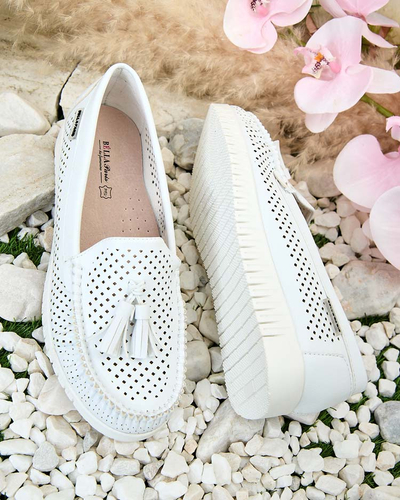 Royalfashion Ženski ažurasti mokasini Molaffa