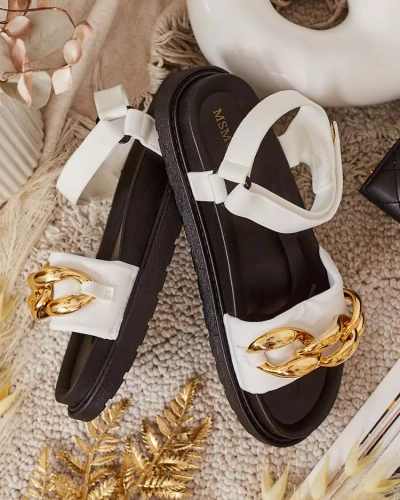 Royalfashion Ženski sandali z verižico Orette