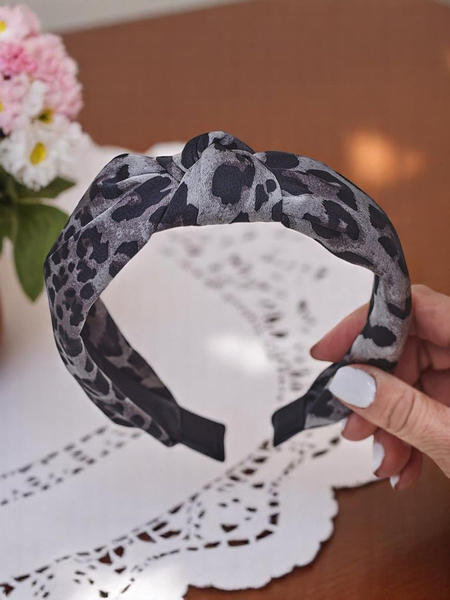 Royalfashion naglavni trak v slogu leopardjega vzorca Lea