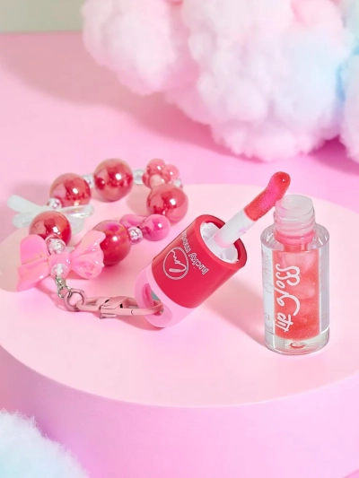 Lip gloss za otroke z zapestnico Jagoda