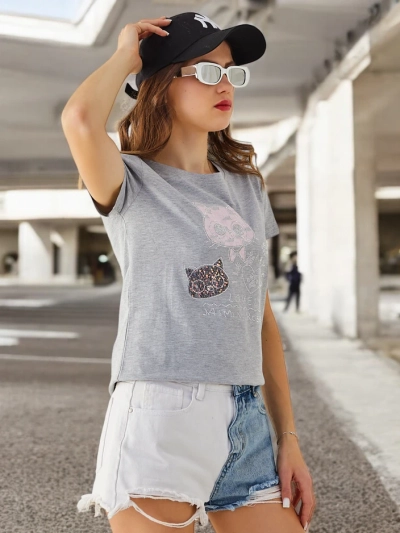 Royalfashion Ženska bombažna bluzica