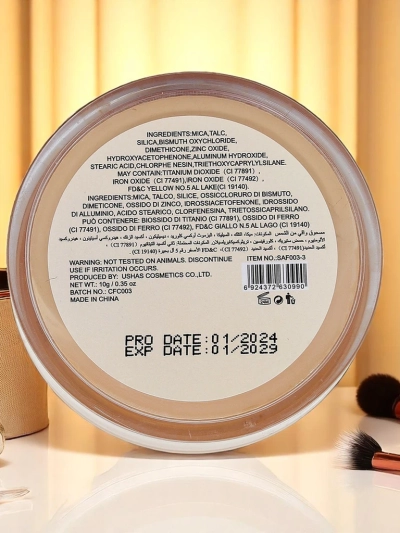 Sypki puder za obraz z SPF 50 Golden Glow