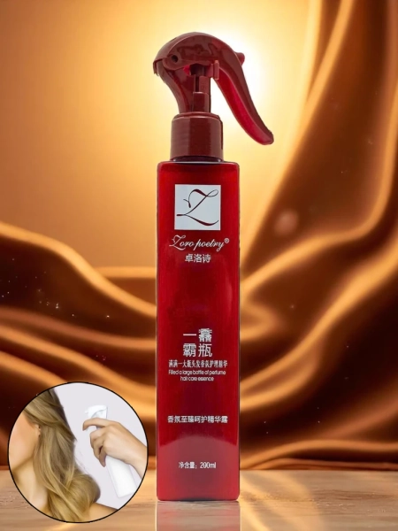 Parfumiran hranilni serum za lase v pršilu