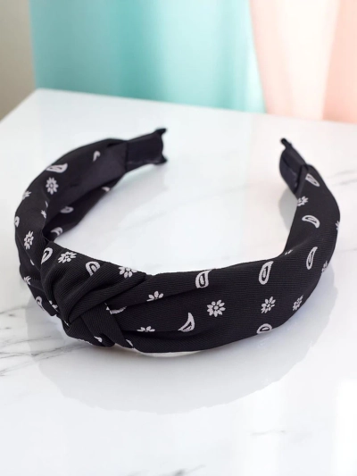 Royalfashion Naglavni trak s pletenim vzorcem Grafity Boom