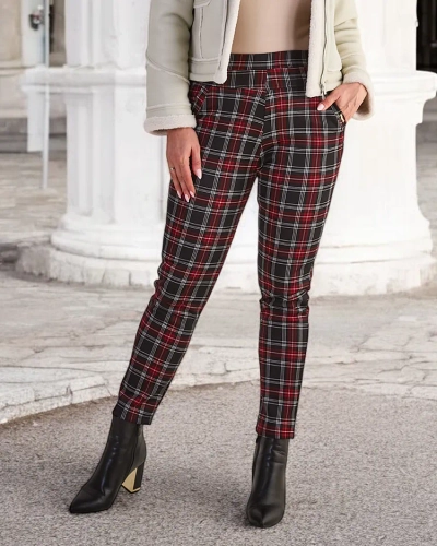 Royalfashion Segrete ženske hlače tegging PLUS SIZE