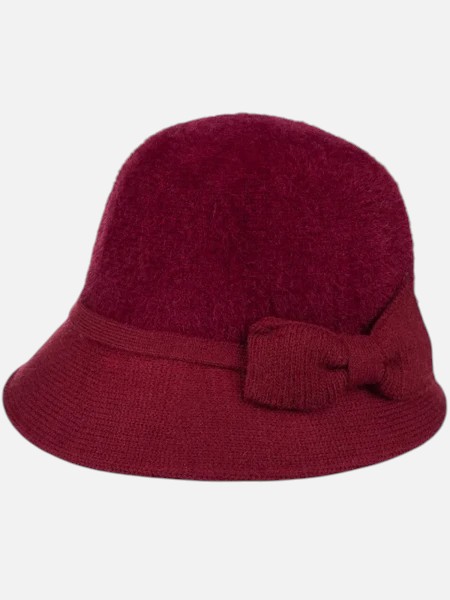 Ženski klobuk melonik z okrasjem Lady Rose