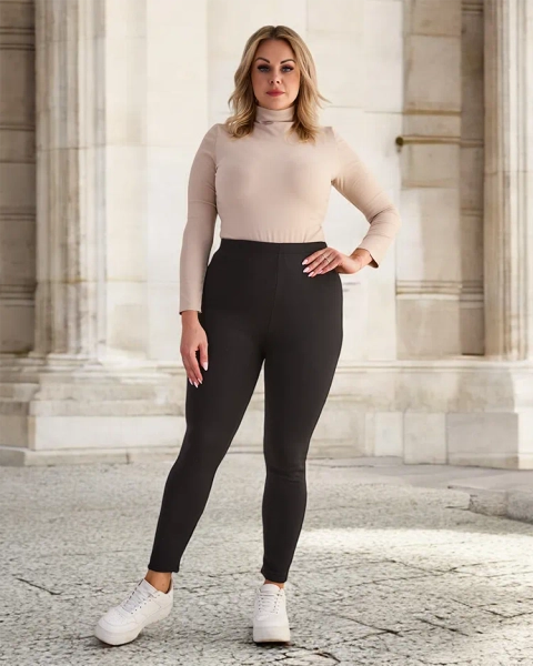 Royalfashion Ženske izolirane hlače tregings PLUS SIZE